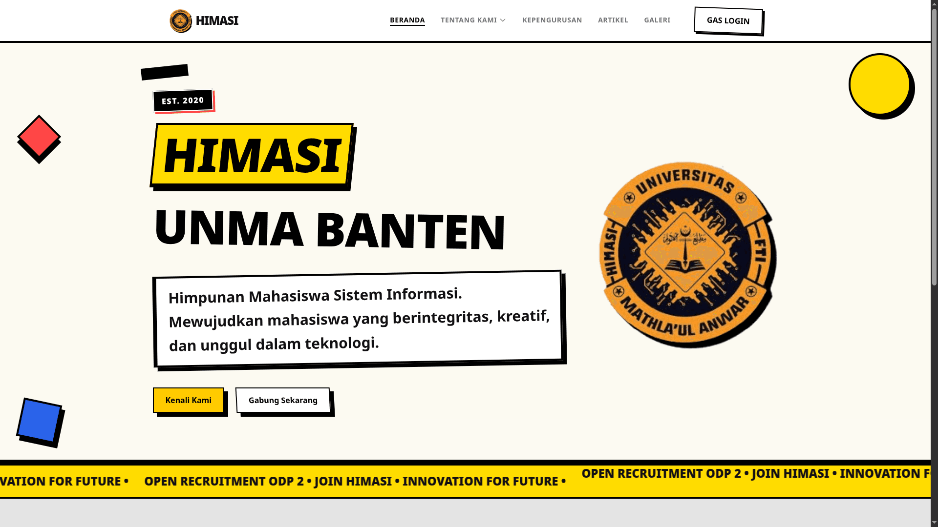 Website Himasi